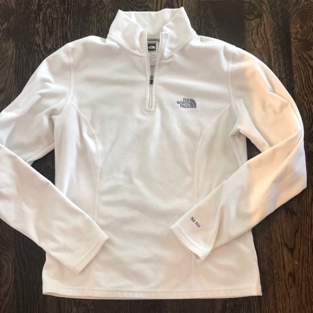 North Face quarter zip pull over.
